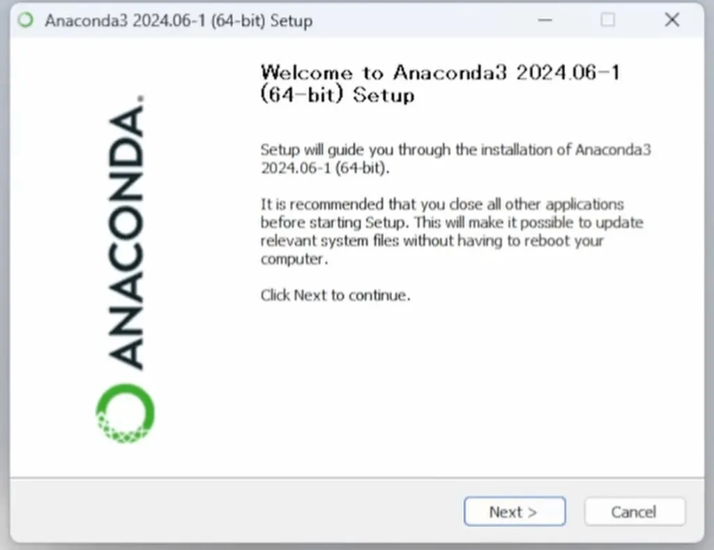 anaconda設定1